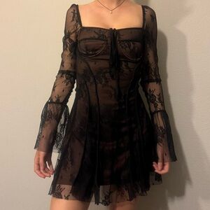 BEAUTIFUL Black Lace Dress!